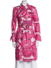 Elle Lexi Minetree Pink Graphic Print Coat