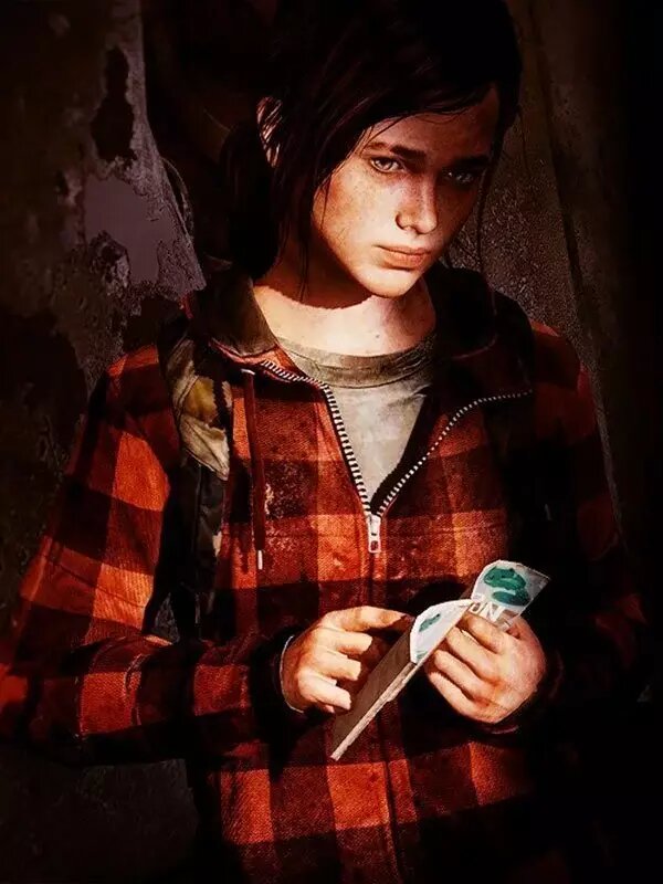 Ellie The Last Of Us Part II Flannel Hoodie