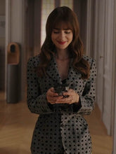 Emily in Paris S03 Emily? Black & Grey Blazer