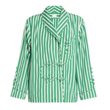 Emily In Paris S05 Lily Collins Green Striped Blazer