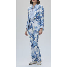 Emily In Paris S05 Lily Collins Blue Printed Suit
