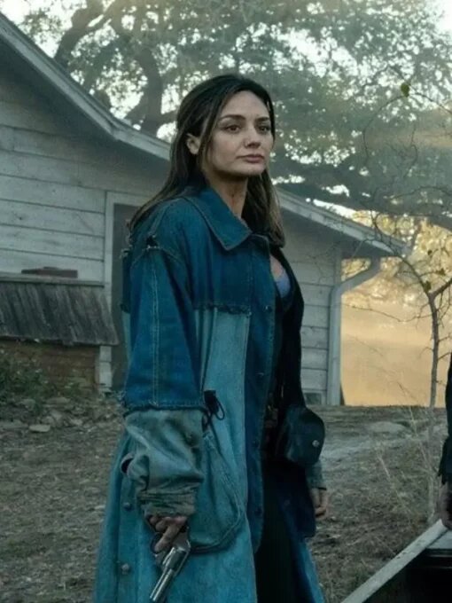 Fear The Walking Dead Season 6 Christine Evangelista Denim Coat