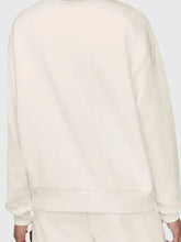 Fleece Unisex Espirit Crew Sweatshirt in Cream