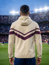 Cream-hooded-football-jacket