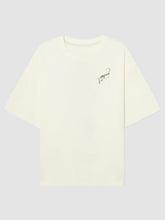 White-graphic-T-shirt-front-view