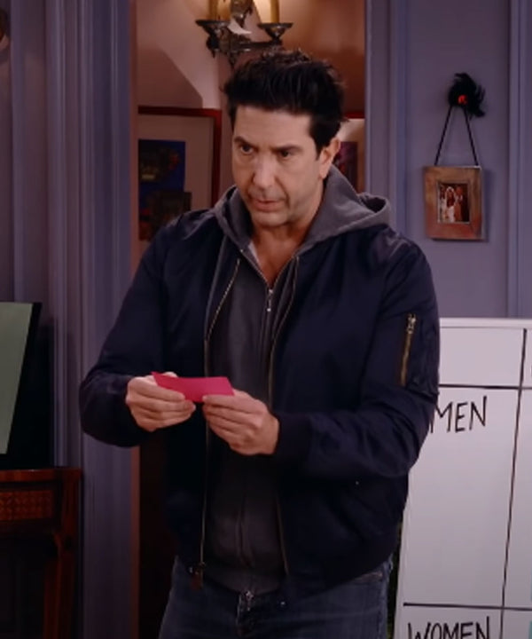 Friends The Reunion David Schwimmer Bomber Jacket