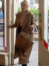 Marble-Hall-Murders-Lesley-Manville-brown-wool-coat