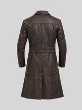 Black-fabric-coat-with-buttoned-closure