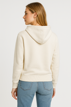 GAP Women’s Cream Embellished Logo Pullover Hoodie – GAP Bling Hoodie