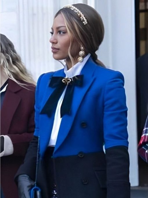 Gossip Girl Season 2 Savannah Lee Smith Two-Tone Coat