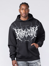 Gothic Oversized Hoodie Unisex Black Streetwear