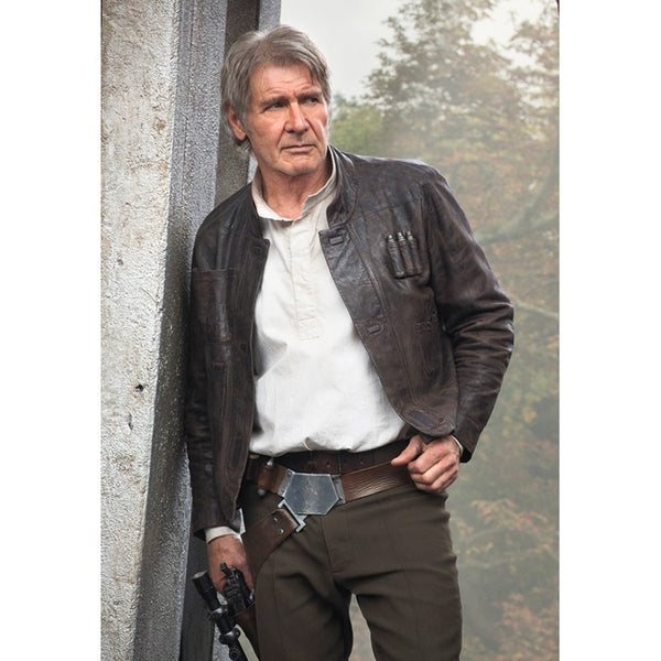 Star Wars Han Solo Brown Leather Jacket