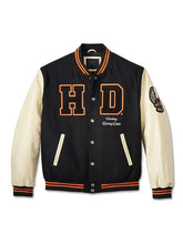 Harley Davidson 120th Anniversary Varsity Jacket Black