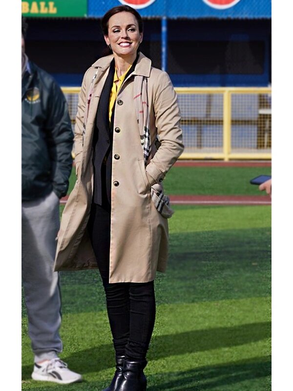 Hearts In The Game 2023 Erin Cahill Trench Coat