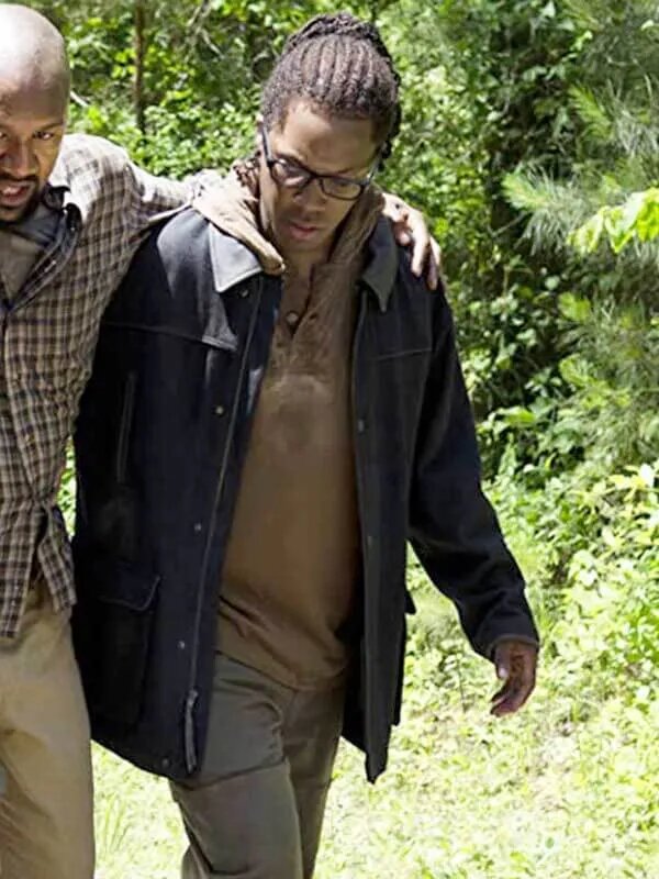 Corey Hawkins The Walking Dead Black Jacket