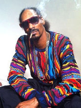 Multicolor-knit-jacket