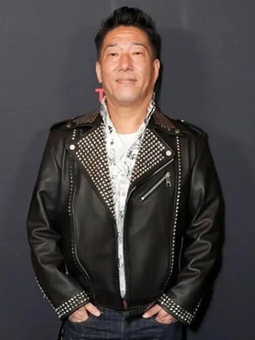 Hun Kim Met Gala 2023 Studded Biker Jacket