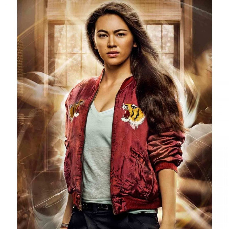 Iron Fist Colleen Wing Red Bomber Jacket