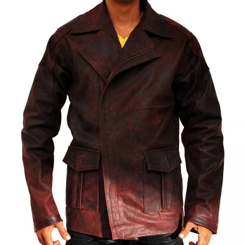 I Robot Mens Leather Jacket