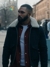 Ian Walker Harlem Black Shearling Jacket