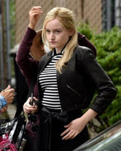 Inventing Anna 2022 Julia Garner Black Jacket