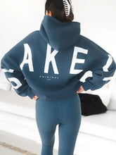 Isabel Oversized Pullover Hoodie Blue