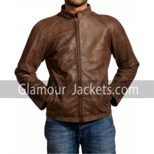 Jack Reacher Distressed Leather Jacket