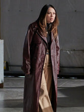 Family History Mysteries 2023 Buried Past Janel Parrish Leather Trench Coat