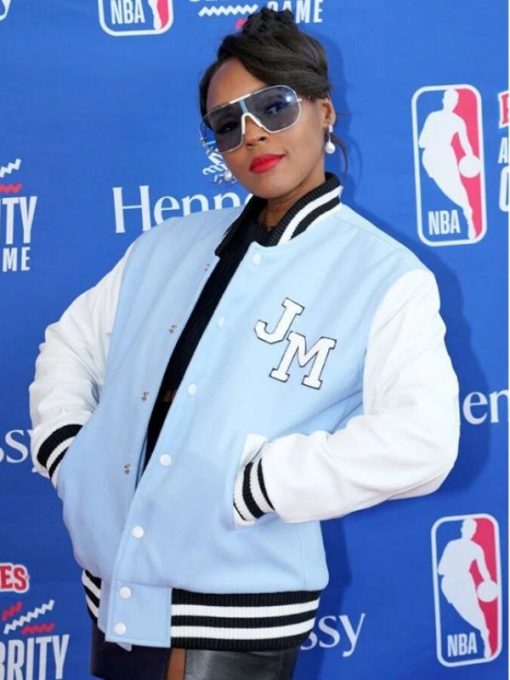 Janelle Monae NBA All Star Varsity Jacket