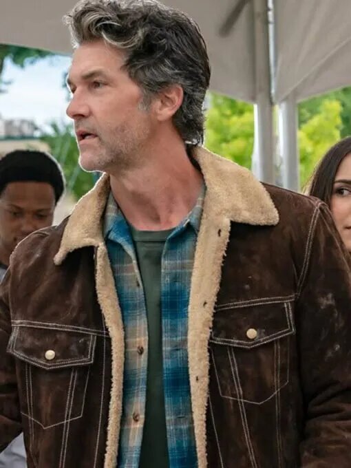 Jefferson Brown The Way Home S01 Brown Leather Jacket