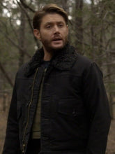 Jensen Ackles Big Sky S03 Black Fur Collar Jacket