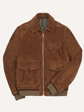Joe Suede Zip-Up Jacket