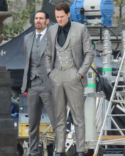 John Wick Chapter 4 2023 Bill Skarsgård Grey Suit