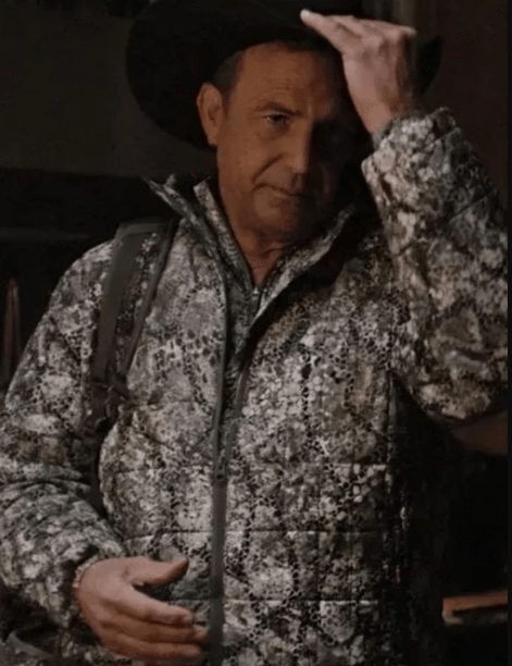 John Dutton Snake Print Jacket Yellowstone Season 5