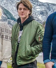 Jonas Strand Gravli Ragnarok Green Bomber Jacket
