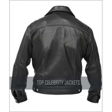 Men's Windy Denim Slim Fit Black Fine Quality Biker Leather Jacket New for Rider