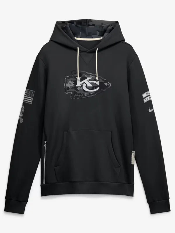 Black-Kansas-City-Chiefs-fleece-hoodie