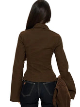 Women’s Kelehan Front Stonewashed Brown Jacket