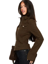 Women’s Kelehan Stonewashed Brown Jacket