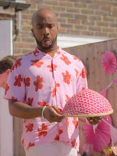 Kiell Smith Dreamland 2023 Pink Floral Shirt