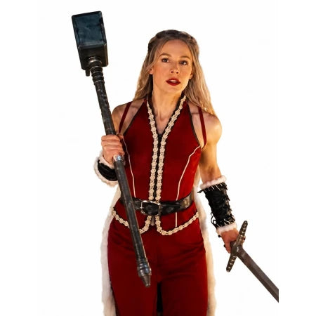 Violent-Night-2-Kristen-Bell-Red-Wool-Costume