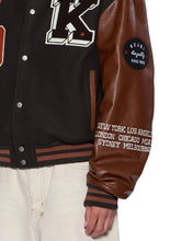 Ksubi Patched Brown Varsity Jacket