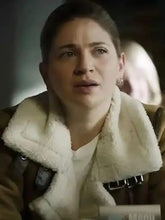 Left Behind: Rise of the Antichrist Sarah Fisher Brown Shearling Jacket