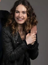 Lily James What?s Love Got To Do With It 2023 Black Jacket