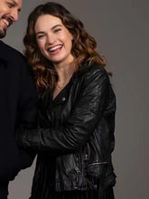 Lily James What?s Love Got To Do With It 2023 Black Jacket