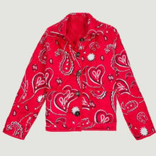 Lily Collins Emily In Paris S05 Red Paisley Blazer
