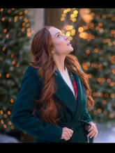  Falling for Christmas 2022 Lindsay Lohan Green Coat