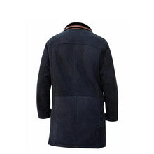 Longmire Sheriff Black Trench Suede Leather Coat Suede Jacket