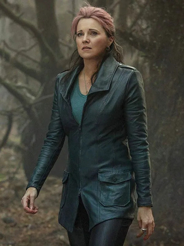 Ash vs Evil Dead Lucy Lawless Leather Coat