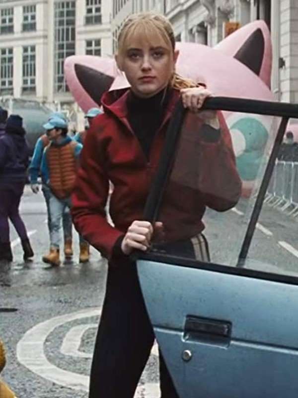 Pokémon Detective Pikachu Kathryn Newton Red Jacket